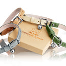Collier en cuir pour chat collection velouté