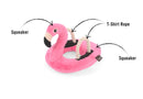 Peluche pour chien flamant rose