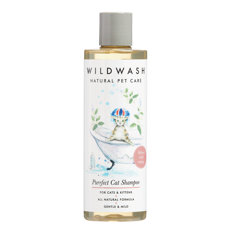 Shampoing à la cataire pour chat et chaton Wildwash Pet