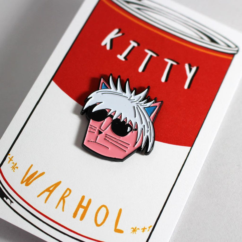 Pin's chat Kitty Warhol