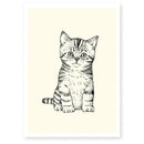 Affiche décorative A4 chaton - Hariet et Rosie