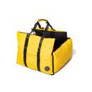 Panier de voiture pour chien jaune et noir