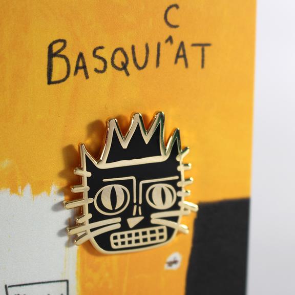 Pin's chat BasquiCat
