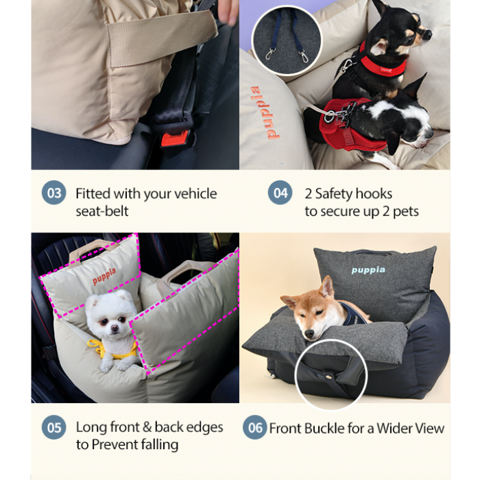 Panier de voiture pour chien