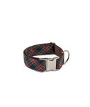 Collier pour chien motif tartan écossais