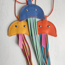 Jouet pour chat méduse en cuir