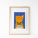 Affiche chat Vincat Van Gogh - Hariet et Rosie