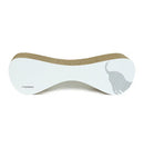 Griffoir pour chat en carton blanc