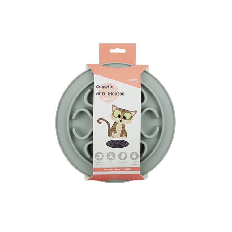 Gamelle anti-glouton chat
