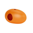 Niche pour chat orange de côté