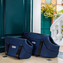 Sac de transport pour chien bleu marine en petite et grande taille