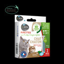 Pipettes anti-puces bio chat et chaton