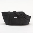 Sac de transport pour chien noir de face