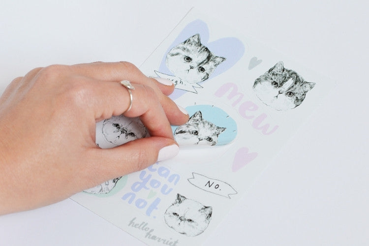 Stickers chats – Sticky kitties - Hariet et Rosie