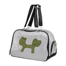 Sac de transport pour chien gris et noir