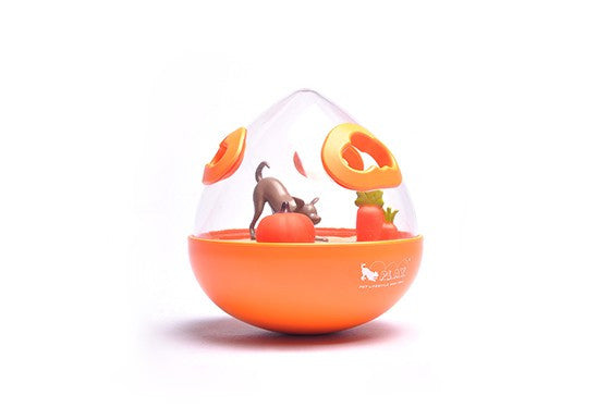 jouet d'occupation pour chien orange